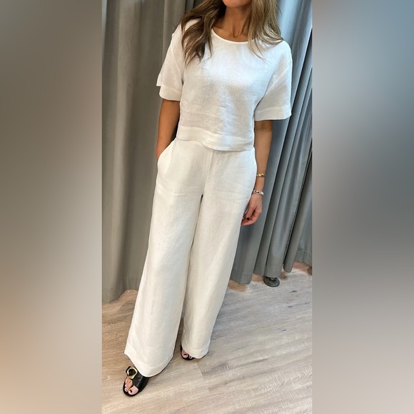Favorite Daughter Wide Leg Linen Pant 100% Linen New Without Tags - Picture 17 of 17